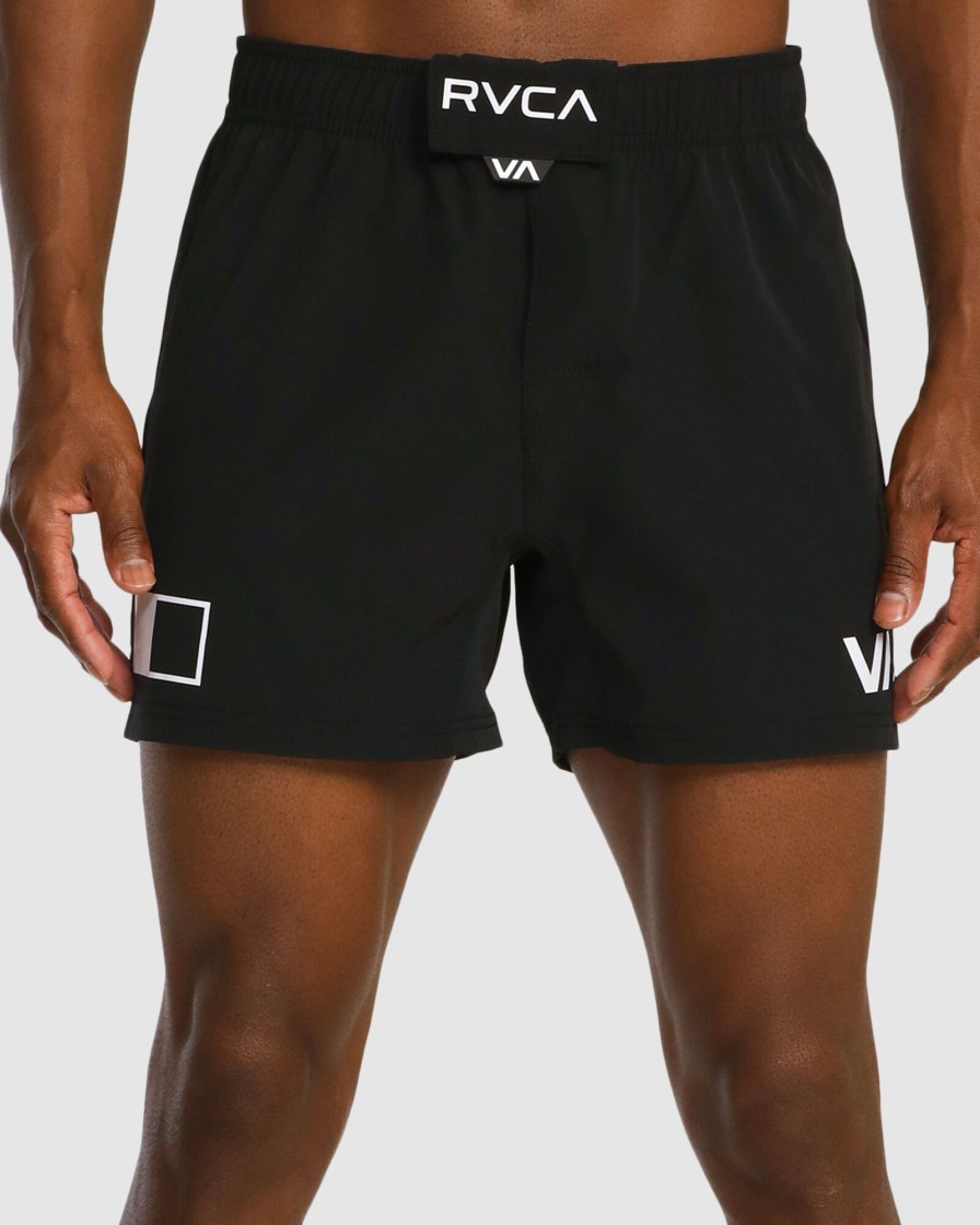 Men RVCA Shorts | Fight Scrapper Elastic Walkshorts 15"