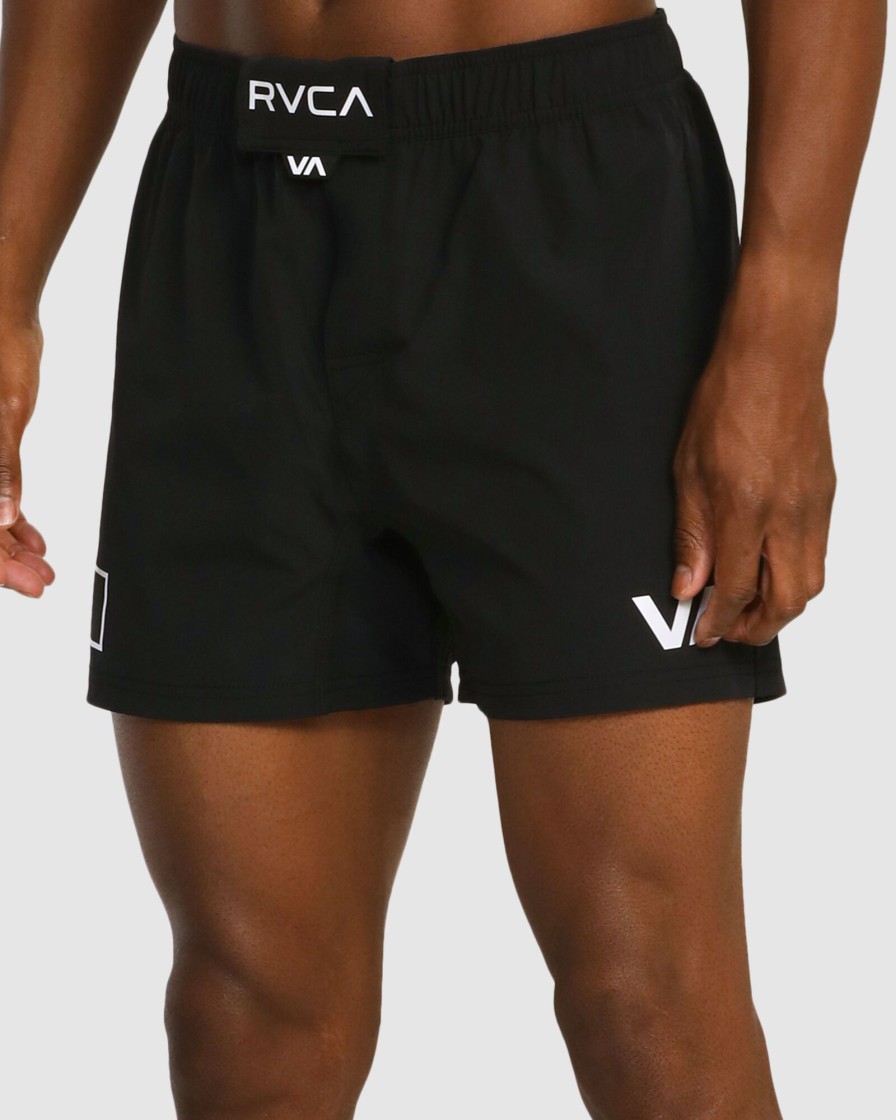 Men RVCA Shorts | Fight Scrapper Elastic Walkshorts 15"