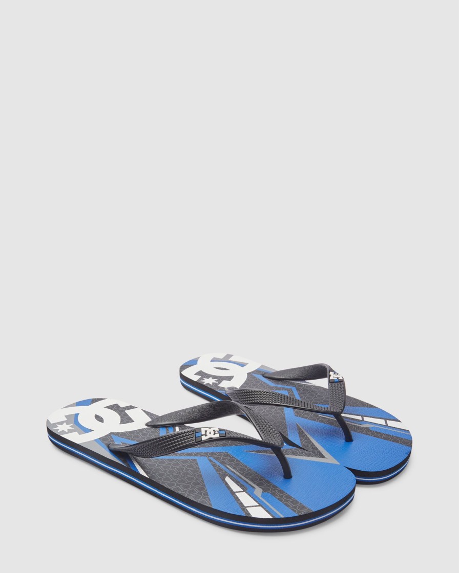 Men DC SHOES Thongs | Men'S Spray Thongs