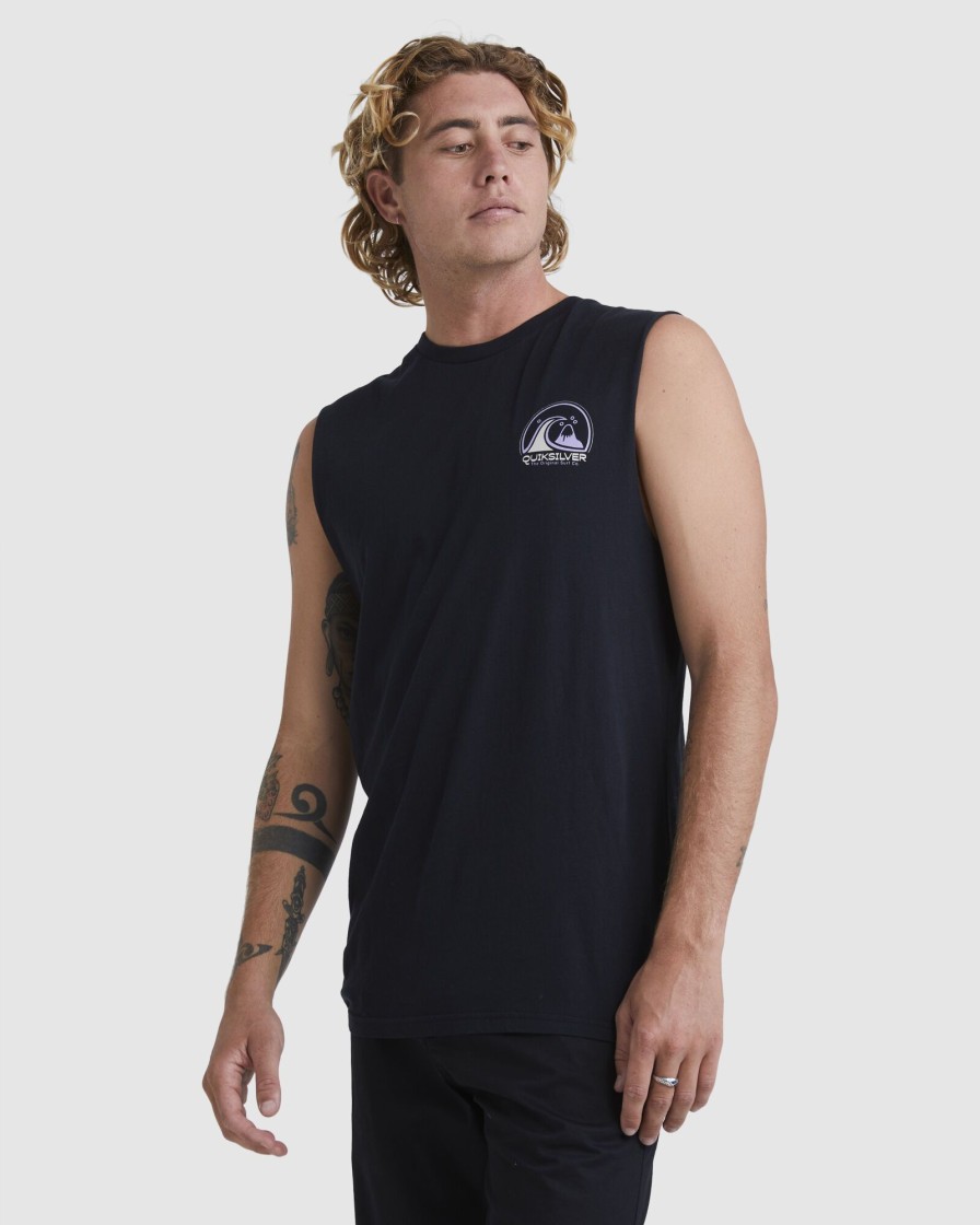 Men QUIKSILVER Singlets & Tanks | Mens Clean Circle Muscle T-Shirt