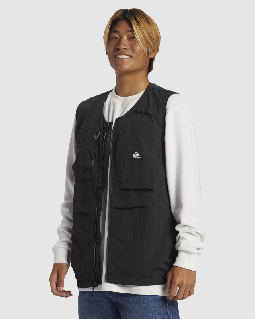 Men QUIKSILVER Jackets | All On Me Utility Vest