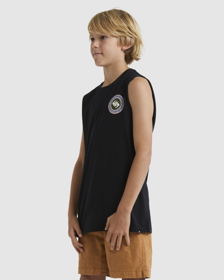 Youth QUIKSILVER Clothing | Boys 8-16 In Circlesmuscle T-Shirt