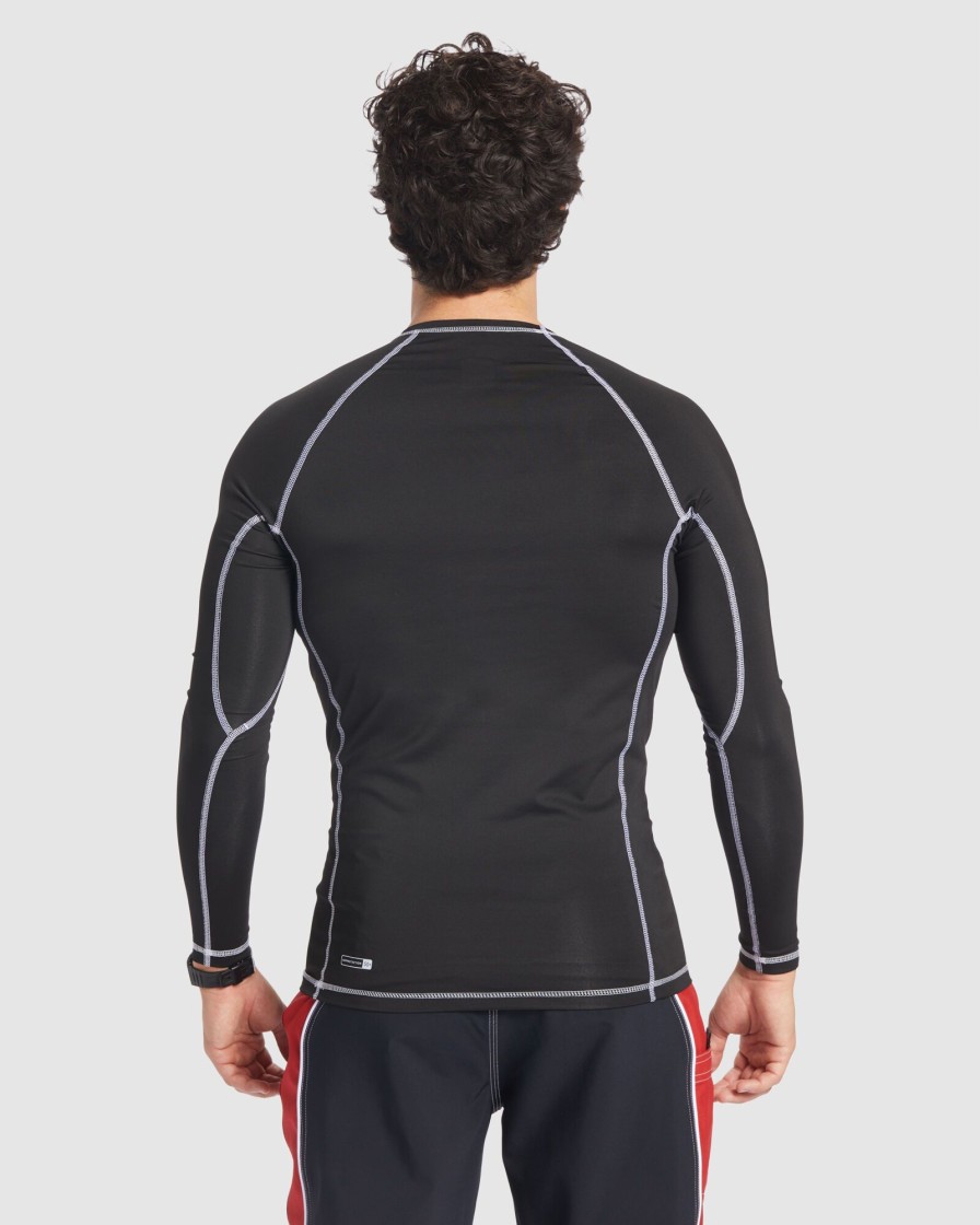 Men QUIKSILVER Rashvests | Mens Saturn Protection Long Sleeve Upf 50 Rash Vest