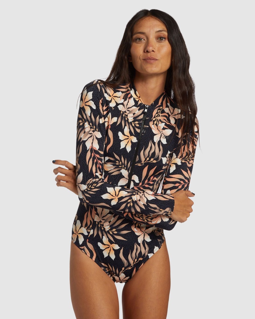 Women BILLABONG Rashvests | Coral Gardeners Bodysuit