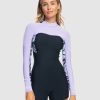 Women ROXY Wetsuits | Womens 2Mm Swell Series Long Sleeve Springsuit