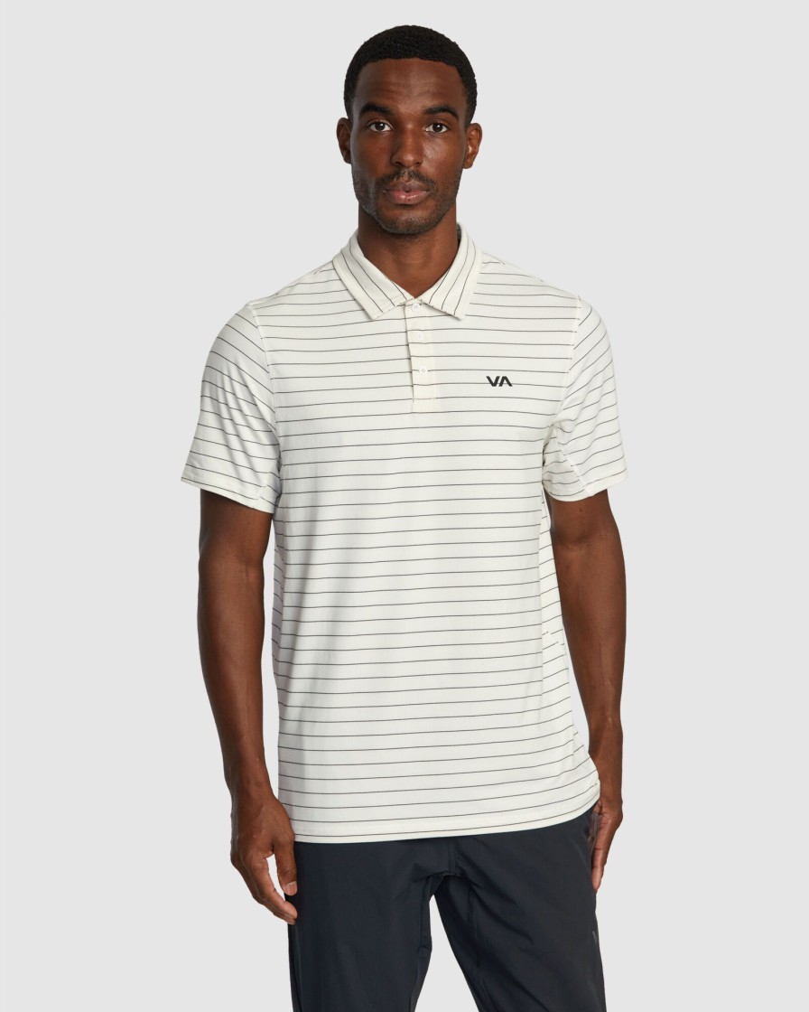 Men RVCA Knitwear | Va Sport Vent Technical Polo Shirt