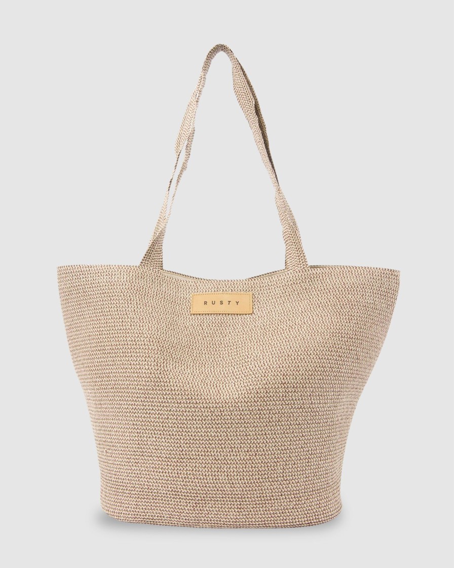 Women RUSTY Bags | Gisele Straw Beach Bag