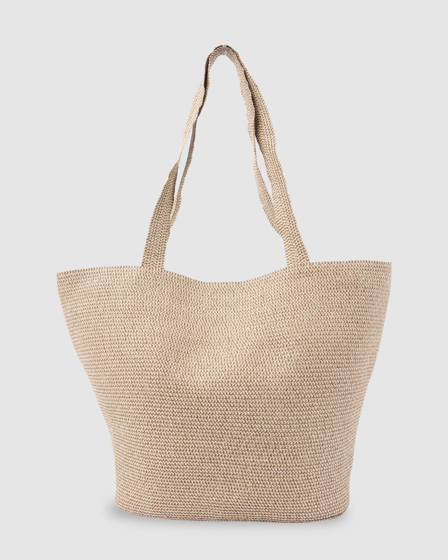 Women RUSTY Bags | Gisele Straw Beach Bag