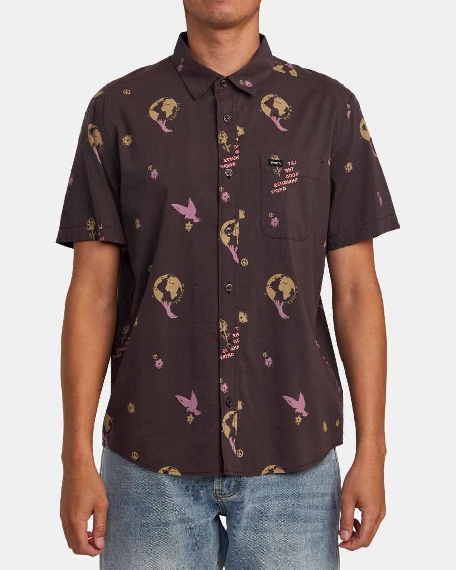 Men RVCA Shirts | Let It Grow Ss