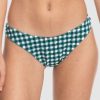 Women ROXY Bikini Bottoms | Womens The Plaid Pulse Cheeky Bikini Bottoms