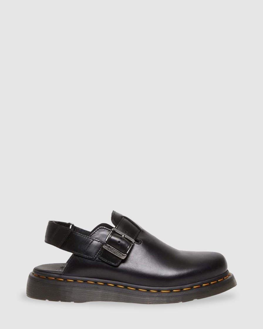 Women DR MARTENS Slides | Jorge Ii Sling Back Sandal Bla