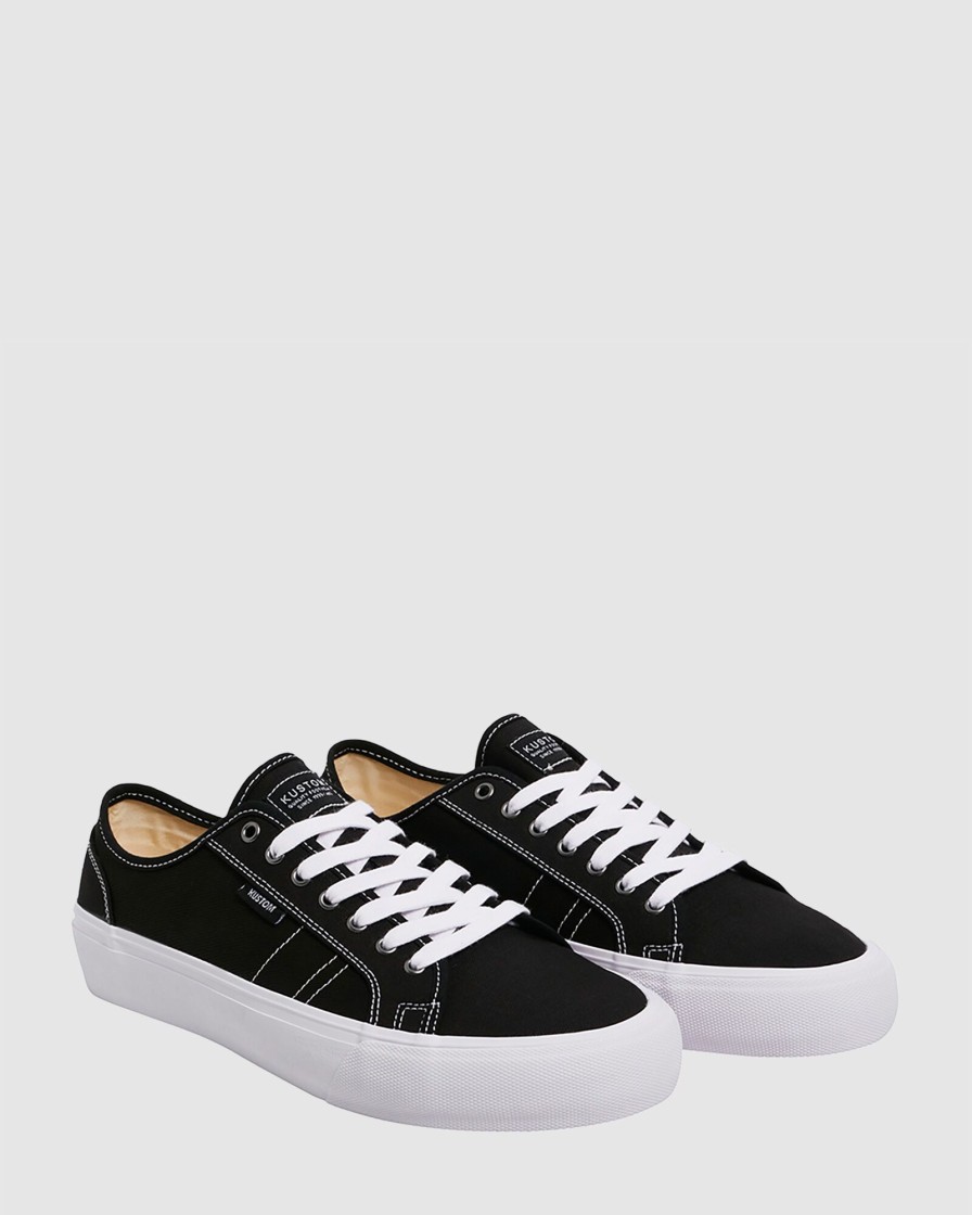 Men KUSTOM Casual | World-Wide Lo Black White