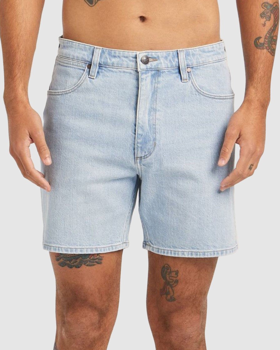 Men WRANGLER Shorts | Eazy Straight Short Blue Flash