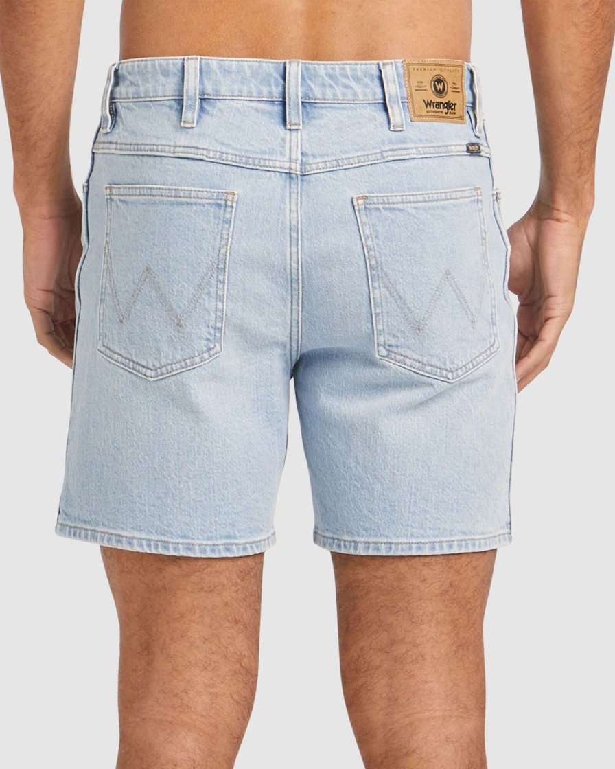 Men WRANGLER Shorts | Eazy Straight Short Blue Flash