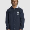 Men QUIKSILVER Jackets | Rain Cloud Hooded Coach