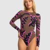 Women ROXY Rashvests | Womens Rowley X Roxy Long Sleeve One-Piece Swimsuit