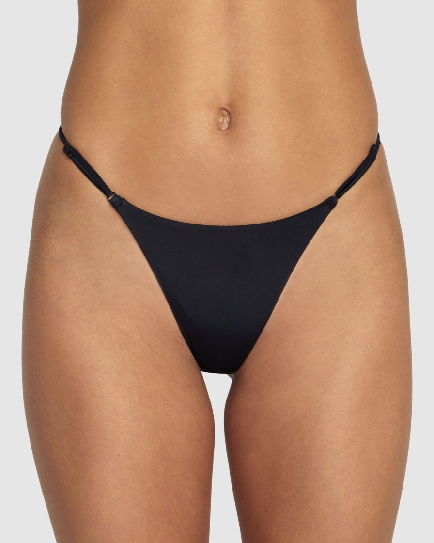 Women RVCA Swim Essentials | Solid Ultra Skimpy Bikini Bottoms