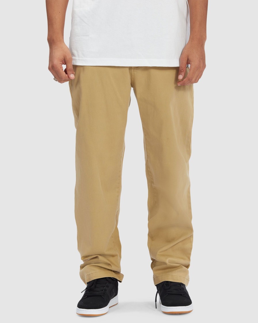 Men DC SHOES Pants | Men'S Worker Relaxed Fit Chino Pants