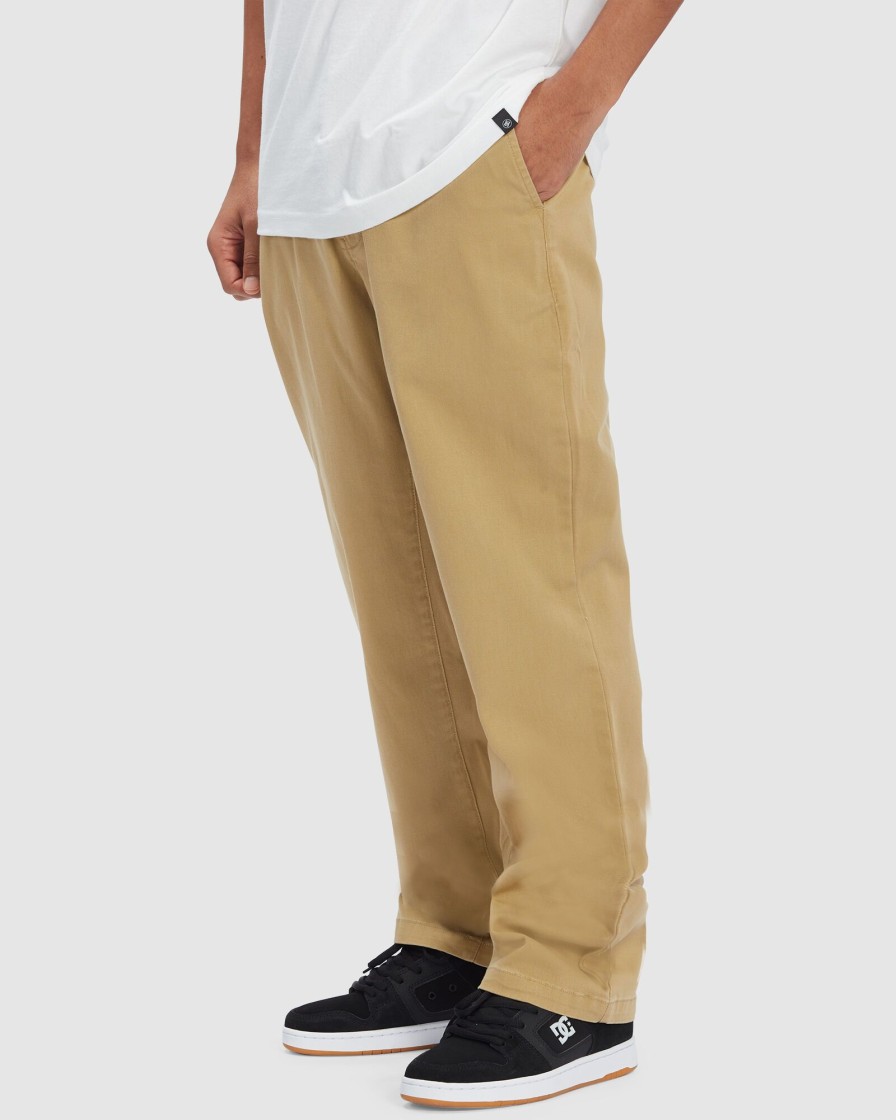 Men DC SHOES Pants | Men'S Worker Relaxed Fit Chino Pants