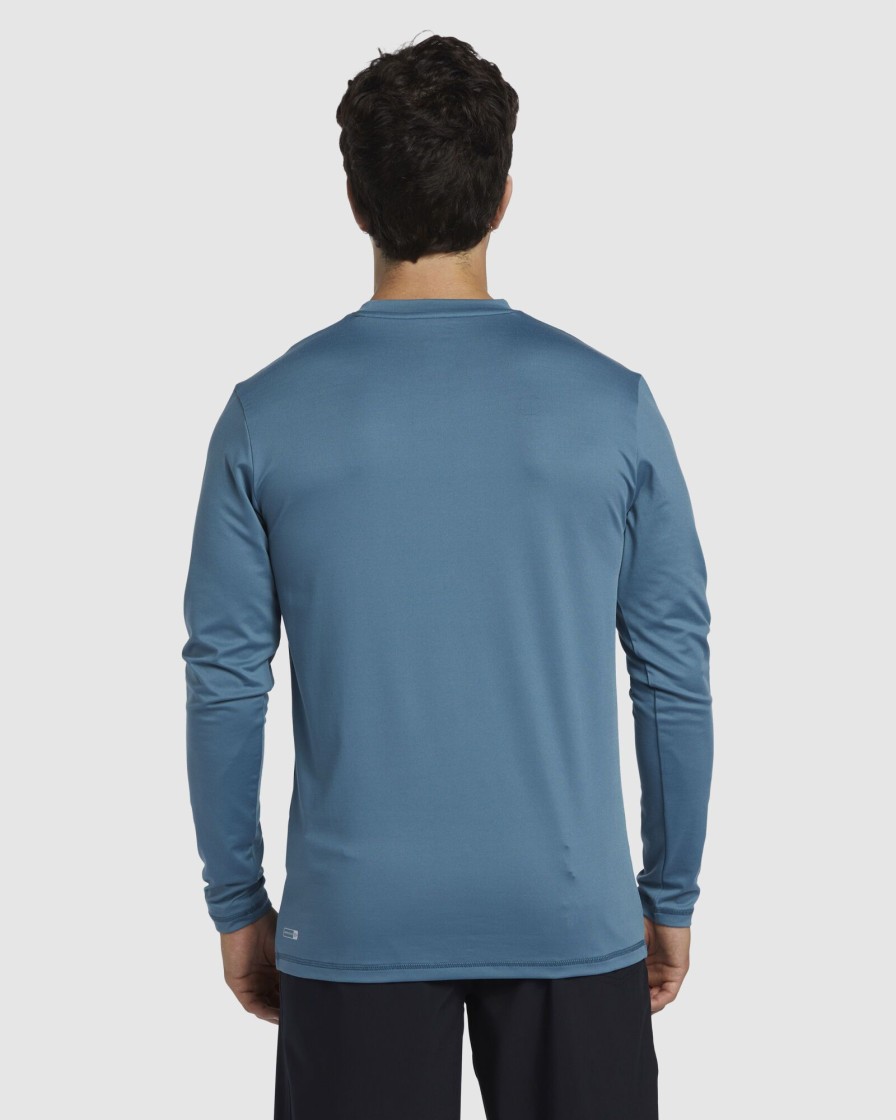 Men QUIKSILVER Rashvests | Mens Solid Streak Long Sleeve Upf 50 Surf T-Shirt