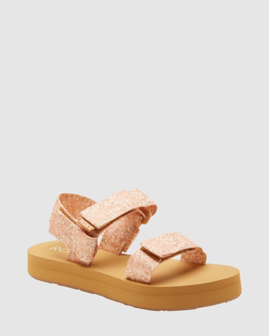 Women ROXY Slides | Womens Roxy Cage Sandals