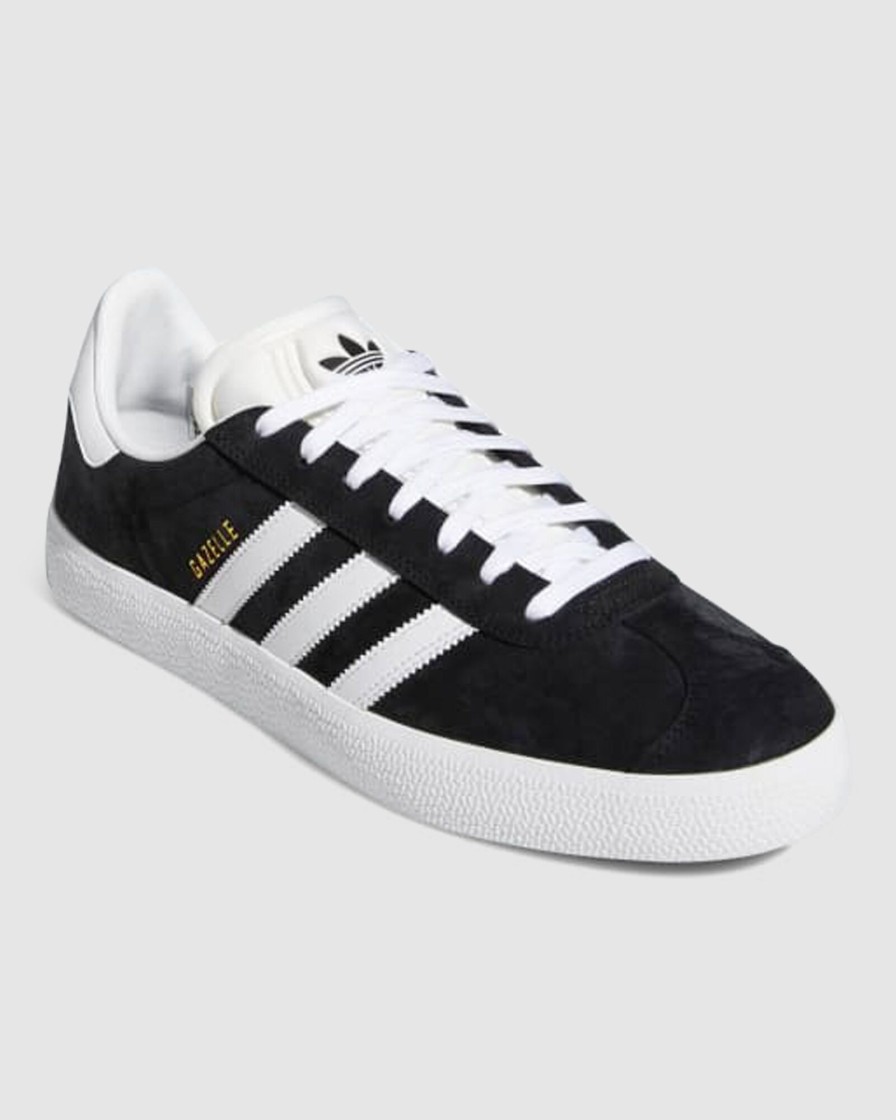 Men ADIDAS Sneakers | Gazelle Adv Cblack/Ftwwht/Gold