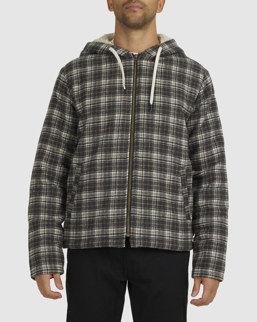 Men RVCA Jackets | Cali Plaid Jacket