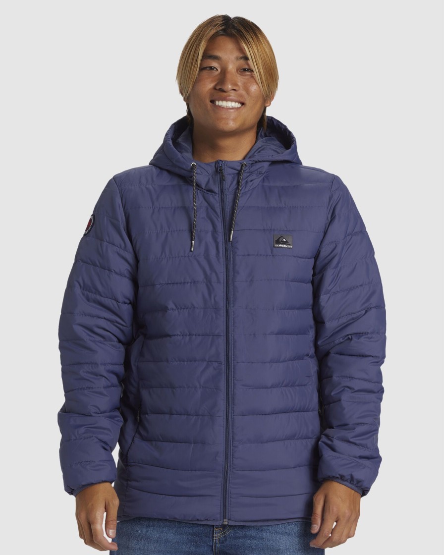 Men QUIKSILVER Jackets | Mens Scaly Puffer Jacket