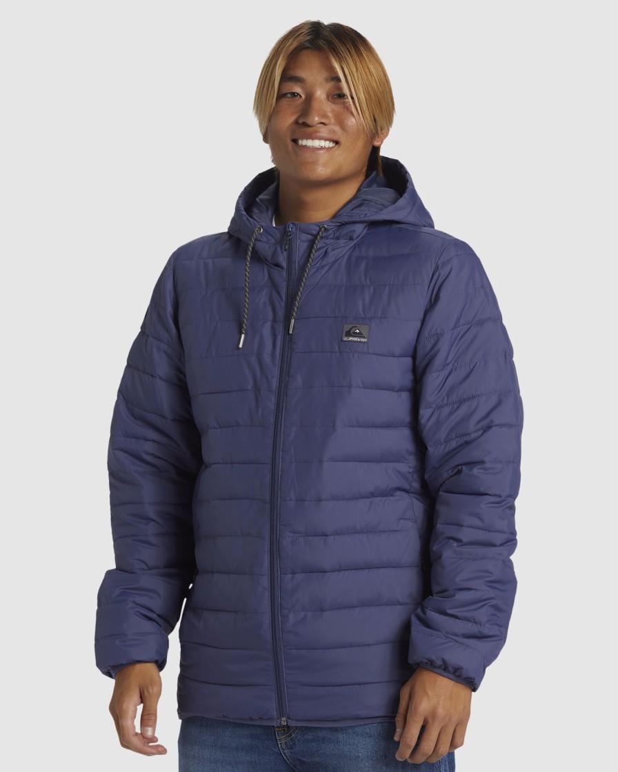 Men QUIKSILVER Jackets | Mens Scaly Puffer Jacket