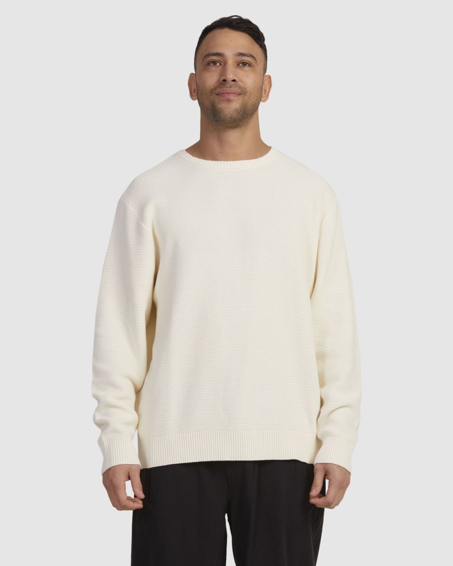 Men RVCA Knitwear | Duke Crew Knit