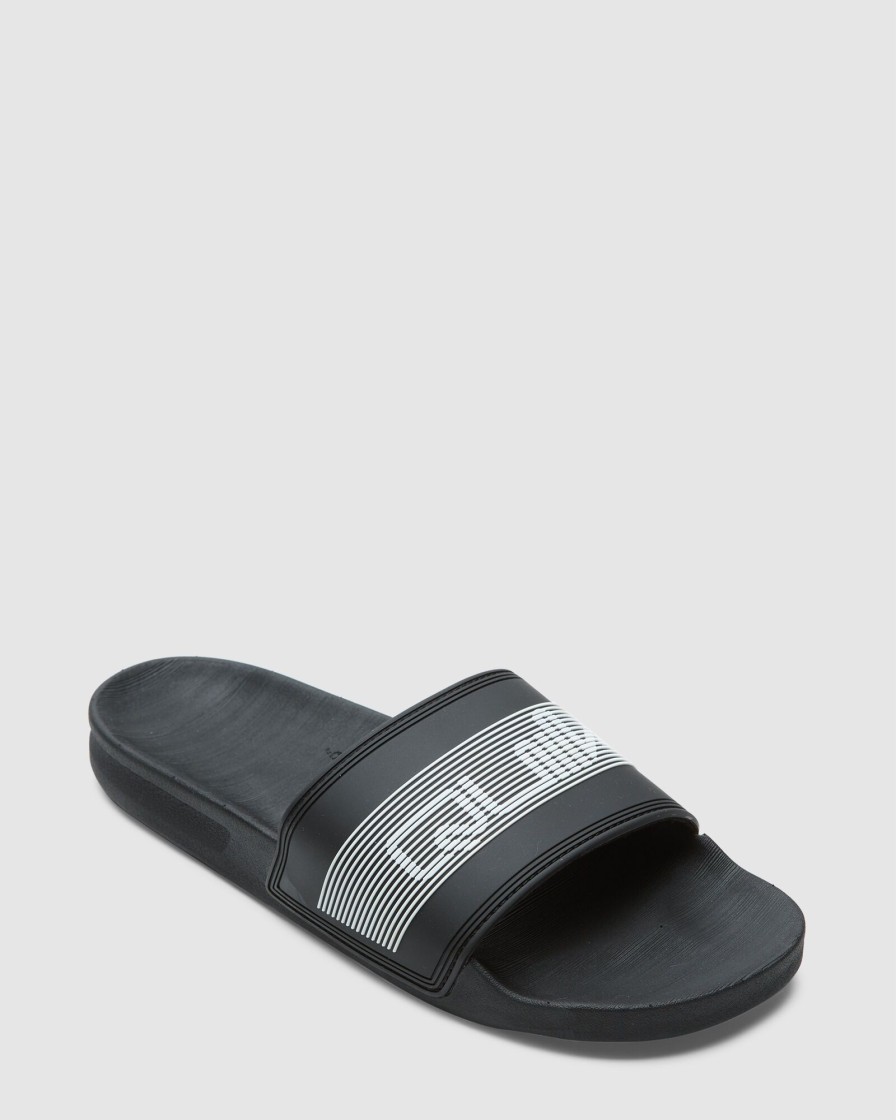 Women QUIKSILVER Slides | Mens Rivi Wordmark Slide Slider Sandals