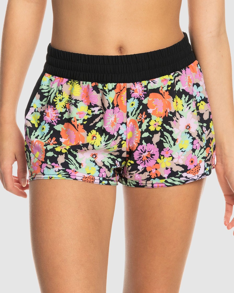 Women ROXY Overswim | Womens Roxy Active Swim Shorts