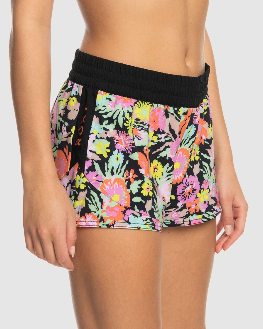 Women ROXY Overswim | Womens Roxy Active Swim Shorts