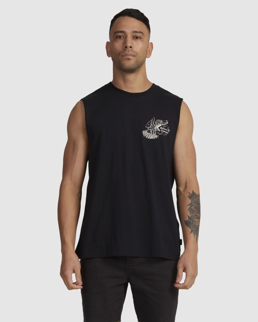 Men RVCA Singlets & Tanks | Dirty Bird Muscle