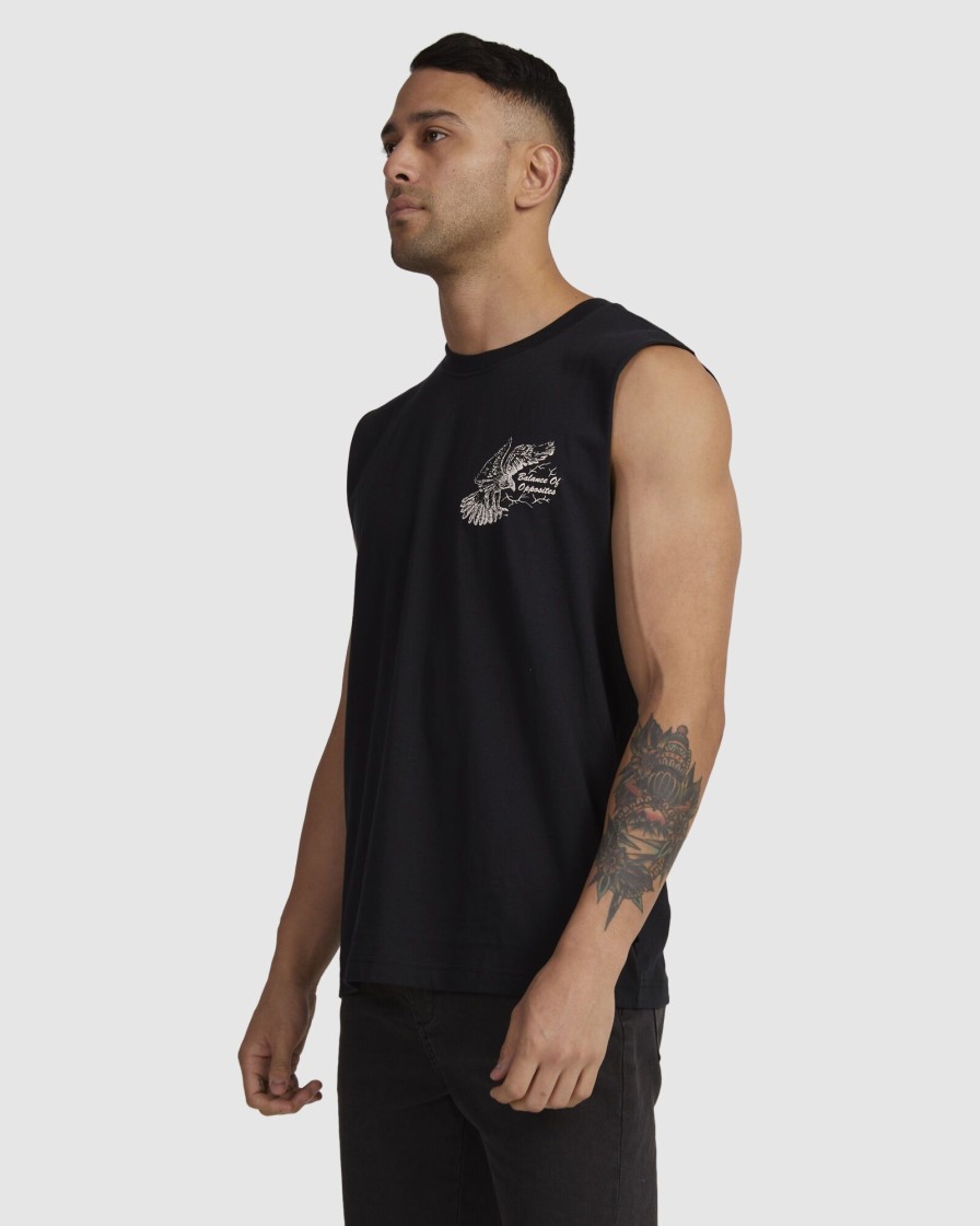 Men RVCA Singlets & Tanks | Dirty Bird Muscle