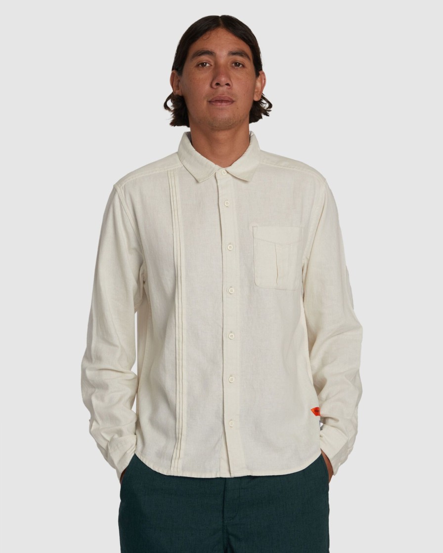 Men RVCA Shirts | Spun Spirit Studio Long Sleeve Shirt