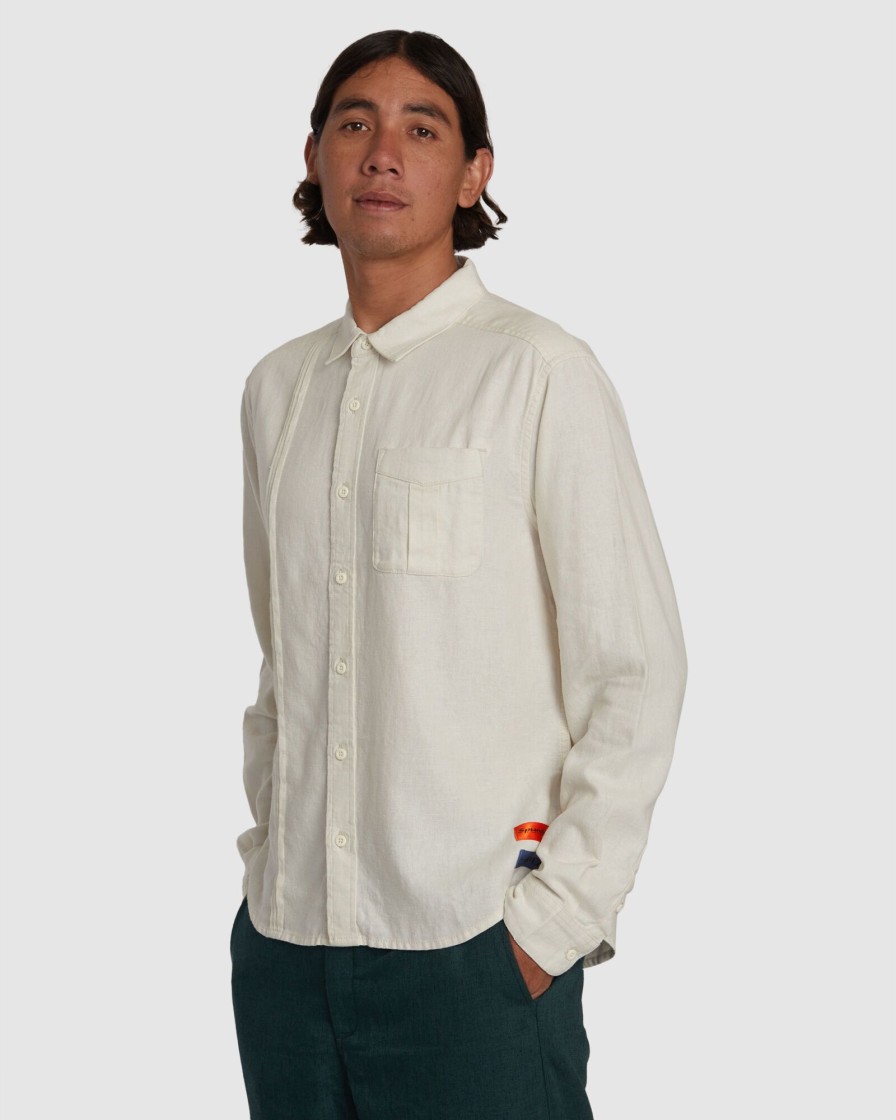 Men RVCA Shirts | Spun Spirit Studio Long Sleeve Shirt