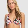 Women ROXY Bikini Tops | Womens Printed Beach Classics Underwired Separate Top