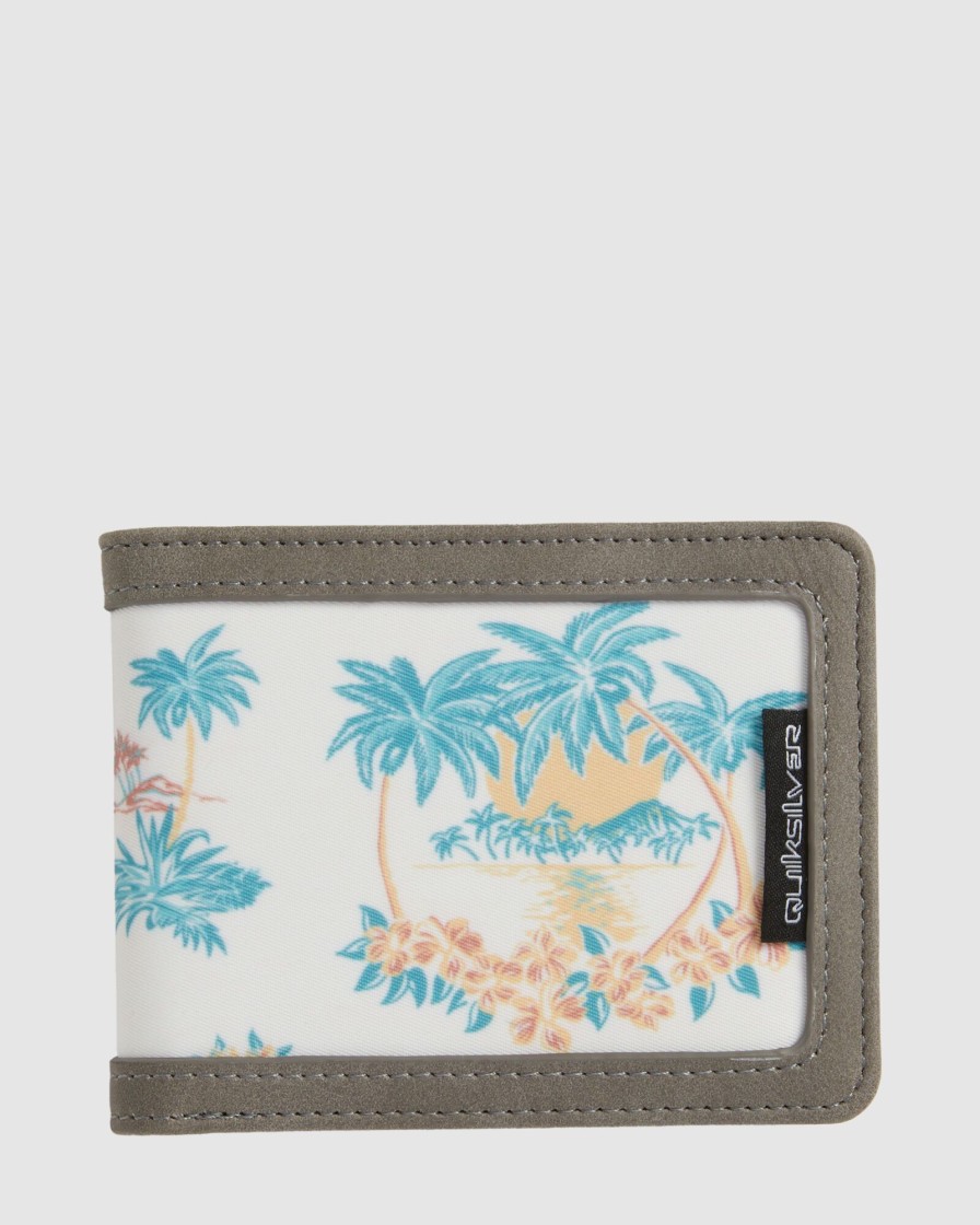 Men QUIKSILVER Wallets | Mens Palm Spritz Bi-Fold Wallet