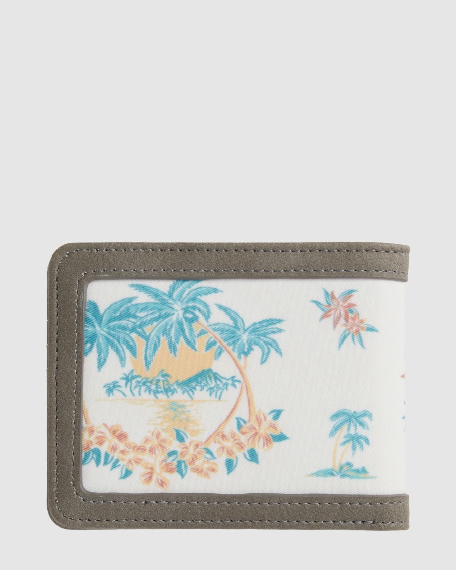 Men QUIKSILVER Wallets | Mens Palm Spritz Bi-Fold Wallet