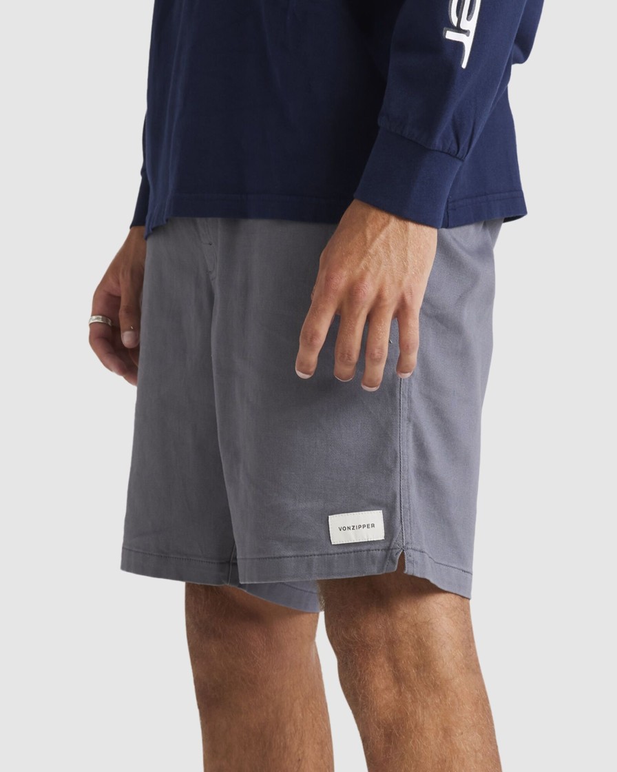 Men VONZIPPER Shorts | Twill Dogs Elastic Short