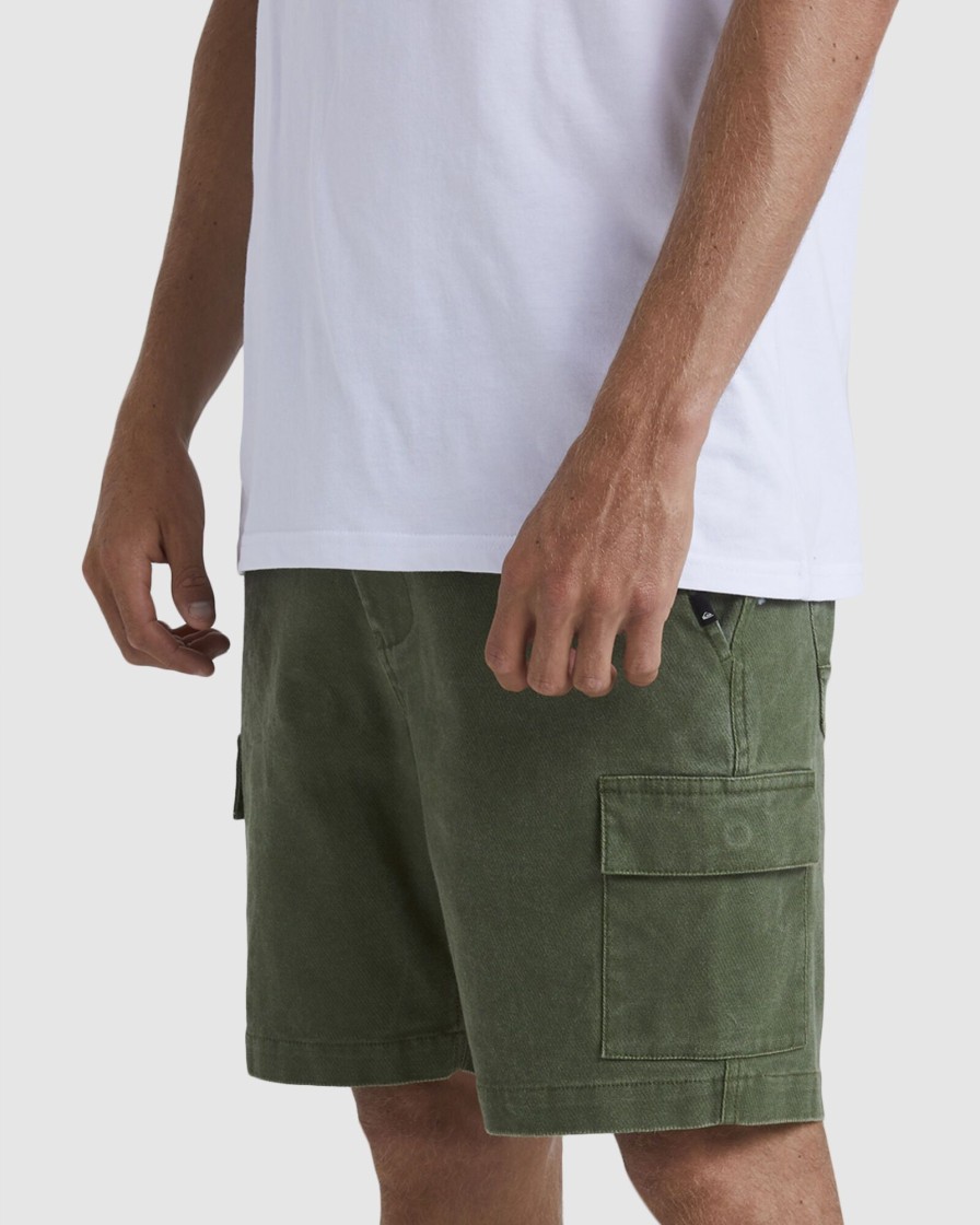 Men QUIKSILVER Shorts | Mens Crowded Cargo Shorts