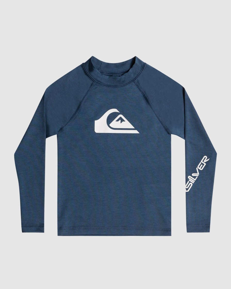 Youth QUIKSILVER Clothing | Boys 2-7 All Time Long Sleeve Upf 50 Rash Vest