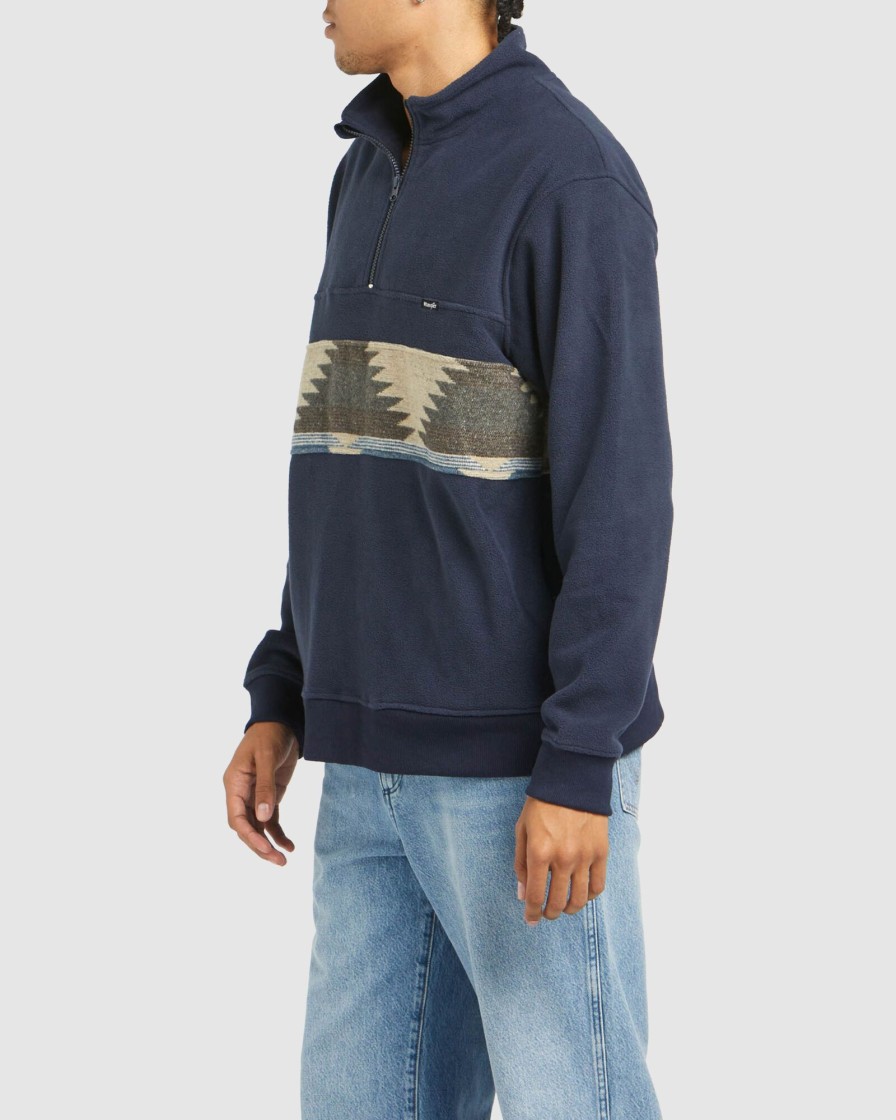 Men WRANGLER Jumpers & Hoodies | Zip Polar Fleece Sweat Aztec S