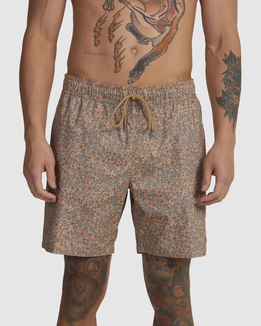 Men RVCA Boardshorts | Barnes Elastic Boardshorts