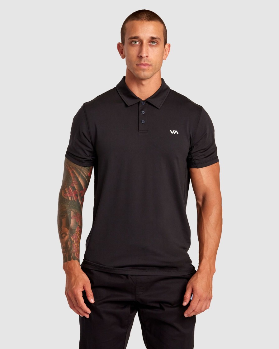 Men RVCA Shirts | Va Sport Vent Technical Polo Shirt