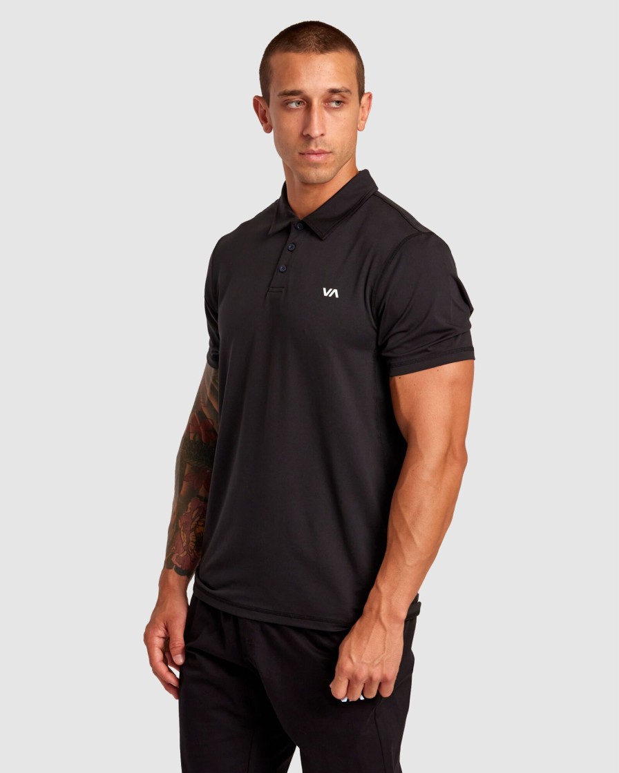 Men RVCA Shirts | Va Sport Vent Technical Polo Shirt