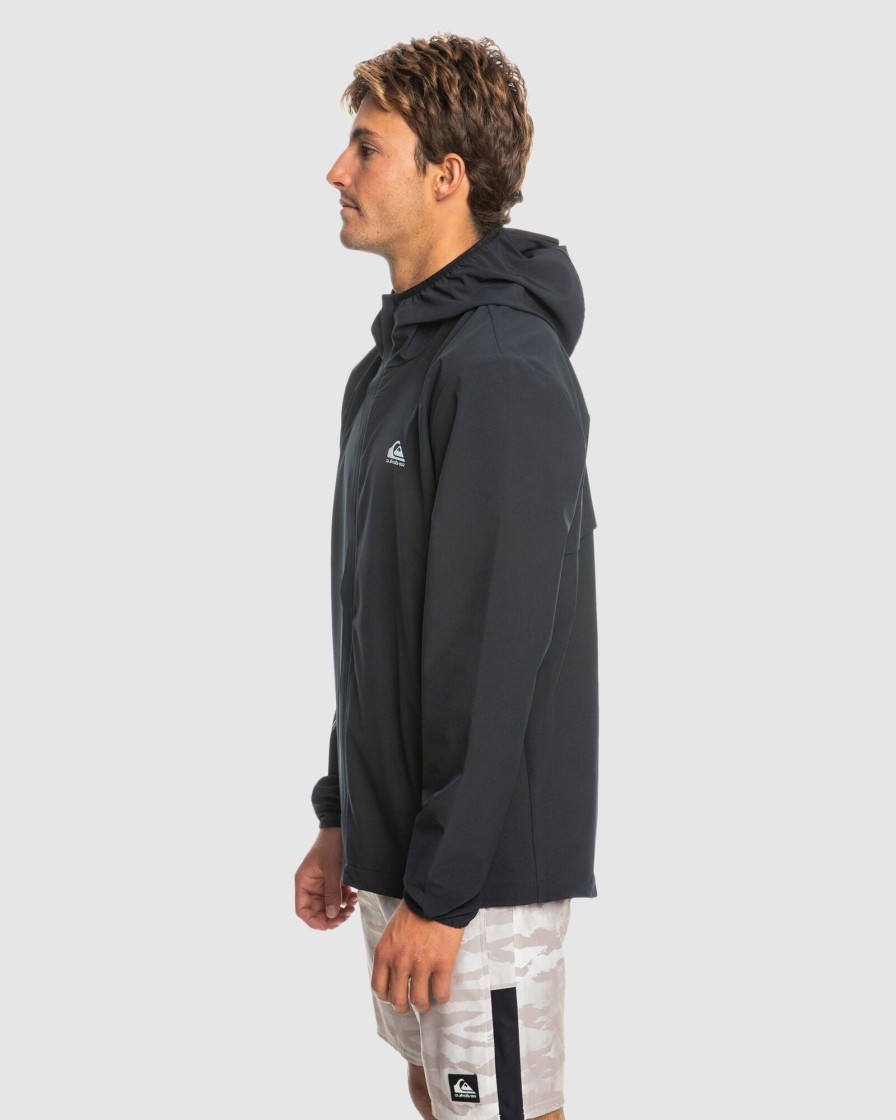 Men QUIKSILVER Jackets | Mens Quik Mile Technical Training Jacket