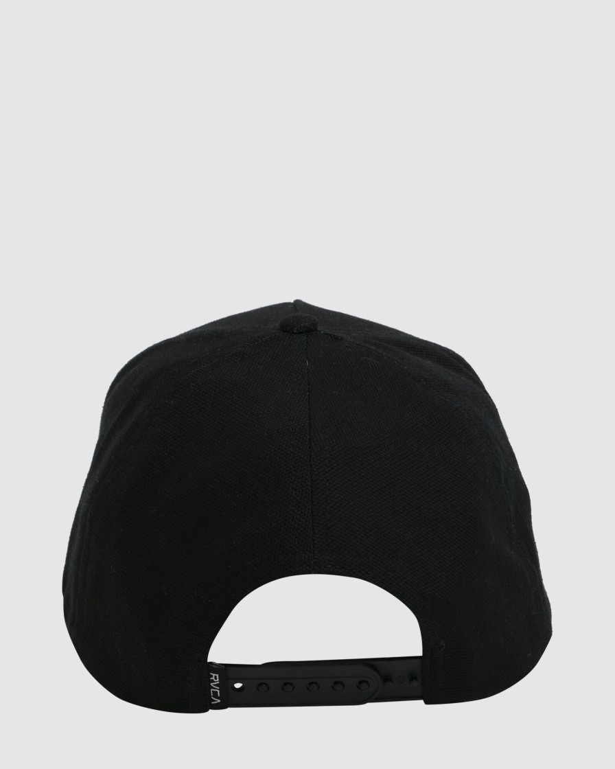 Men RVCA Headwear | Rvca Offset Pinched Snapback Cap