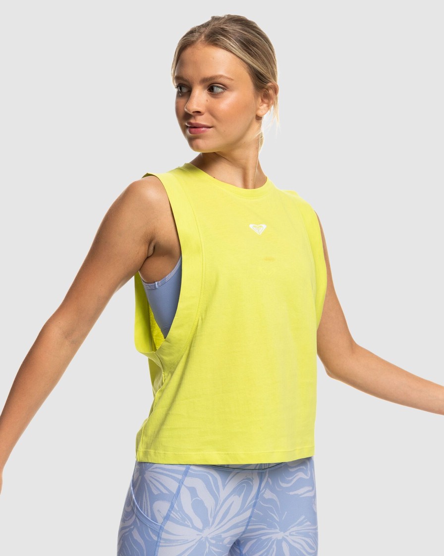 Women ROXY Tops | Womens Essential Energy Sleeveless Training Top